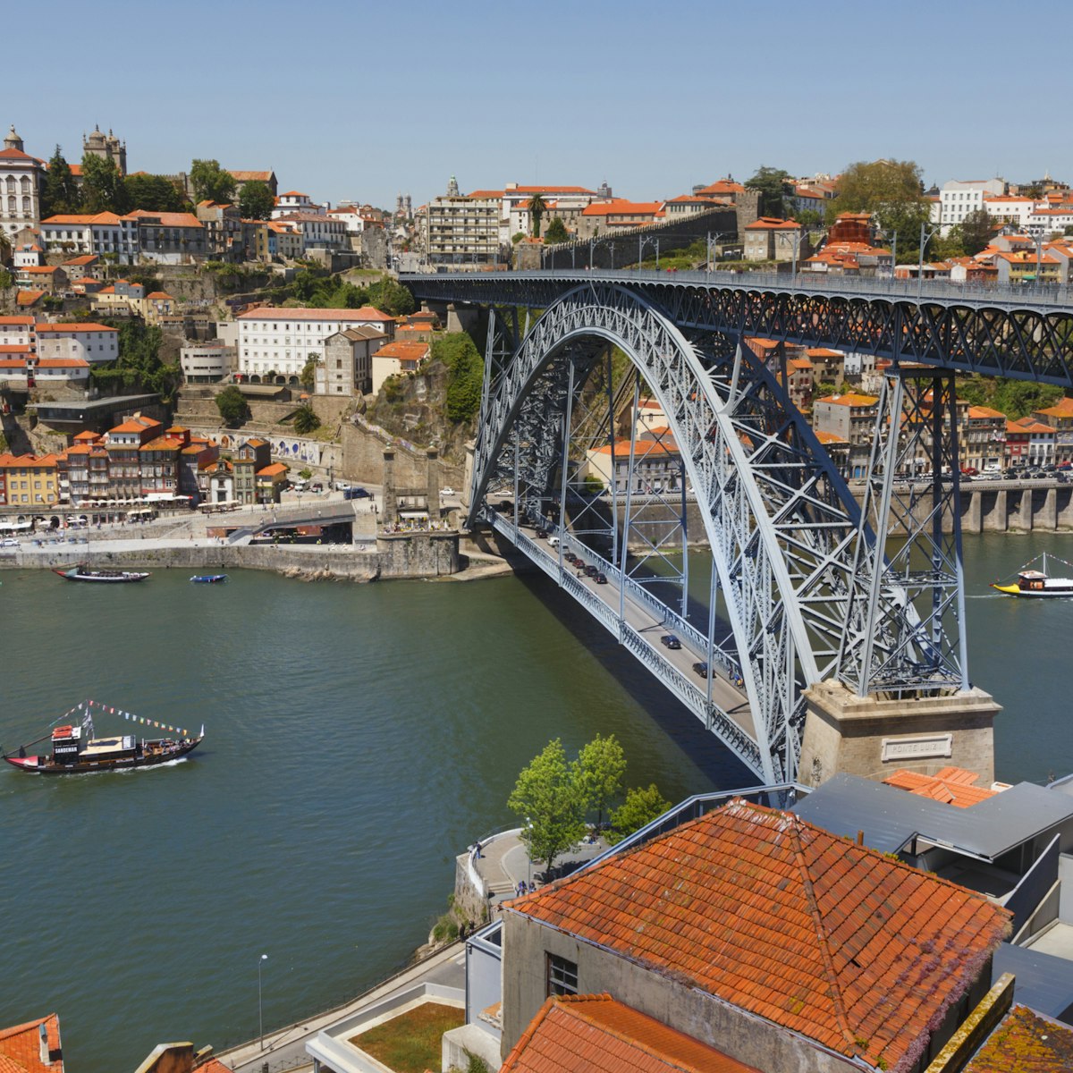 Dom Luis I bridge, Porto, Portugal.