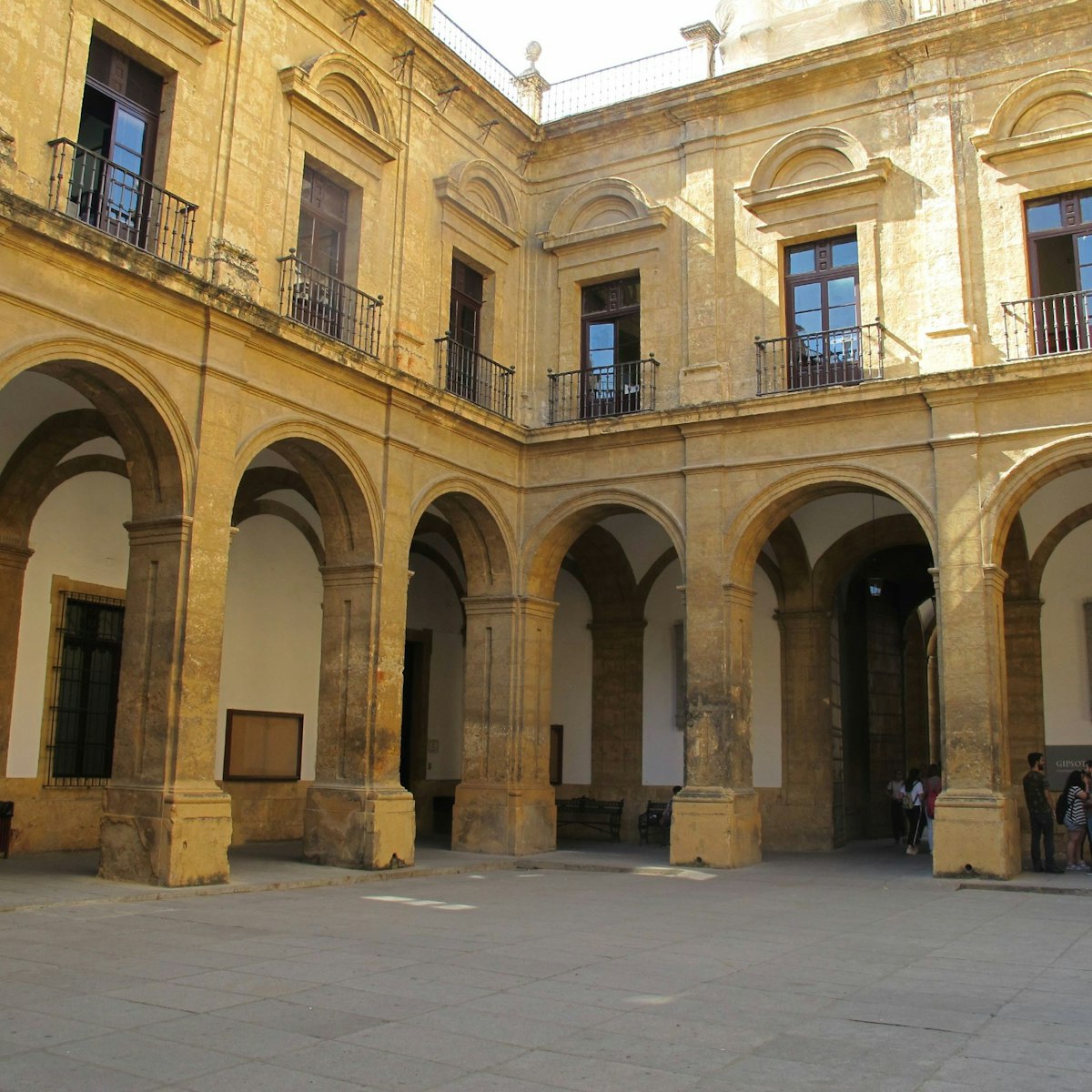 Antigua Fabrica de Tabacos former factory arcaded patio