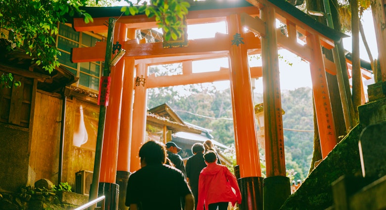 Kyoto, Japan. May 2024.
Fushimi Inari Taisha, Shinto Shrine. Senbon Torii red gate.