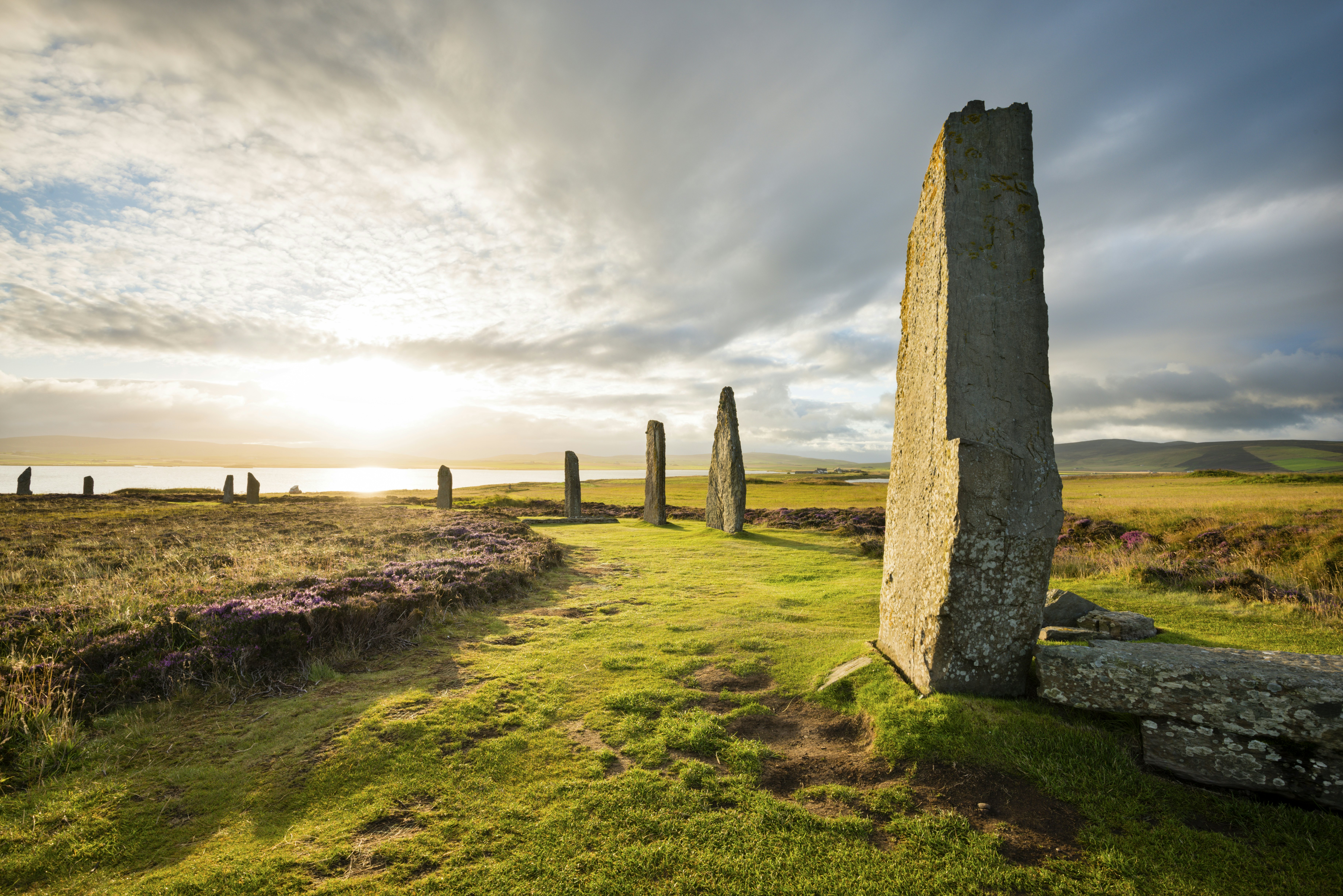 LP Traveller magazine-Issue 62, Orkneys-The Islands that Time Forgot, Lonely Planet Traveller Magazine
Stone circle 'Ring Of Brodgar' at sunrise.