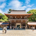 TOKYO,JAPAN - JUNE 01,2018 :Tourists and visitors to Meji-jingu temple, Meji-jingu is a shrine in Shinto, built in 1920.  License Type: media  Download Time: 2021-07-01T09:23:45.000Z  User: aniabartoszek  Is Editorial: Yes  purchase_order:   