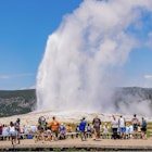 Wyoming, JUL 6 2022 - Many people watching the famous Old Faithful hot water eruptions
2181501891
america,  beautiful,  clouds,  daytime,  eruptions,  exterior,  geyser,  hot,  landscape,  many,  natural,  nature,  nps,  outdoor,  people,  public,  scenic,  sky,  summer,  sunny,  travel,  water,  wyoming,  blue sky,  national park,  national park service,  old faithful,  teton county,  united states,  yellowstone national park,  Clothing,  Footwear,  Hat,  Helmet,  Person,  Shoe
Wyoming, JUL 6 2022 - Many people watching the famous Old Faithful hot water eruptions,