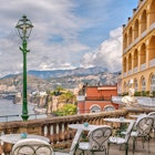 Sorrento, Italy - September 11, 2014: View of the coast of Sorrento from the terrace. License Type: media Download Time: 2023-02-24T23:03:55.000Z User: kparker52331 Is Editorial: Yes purchase_order: