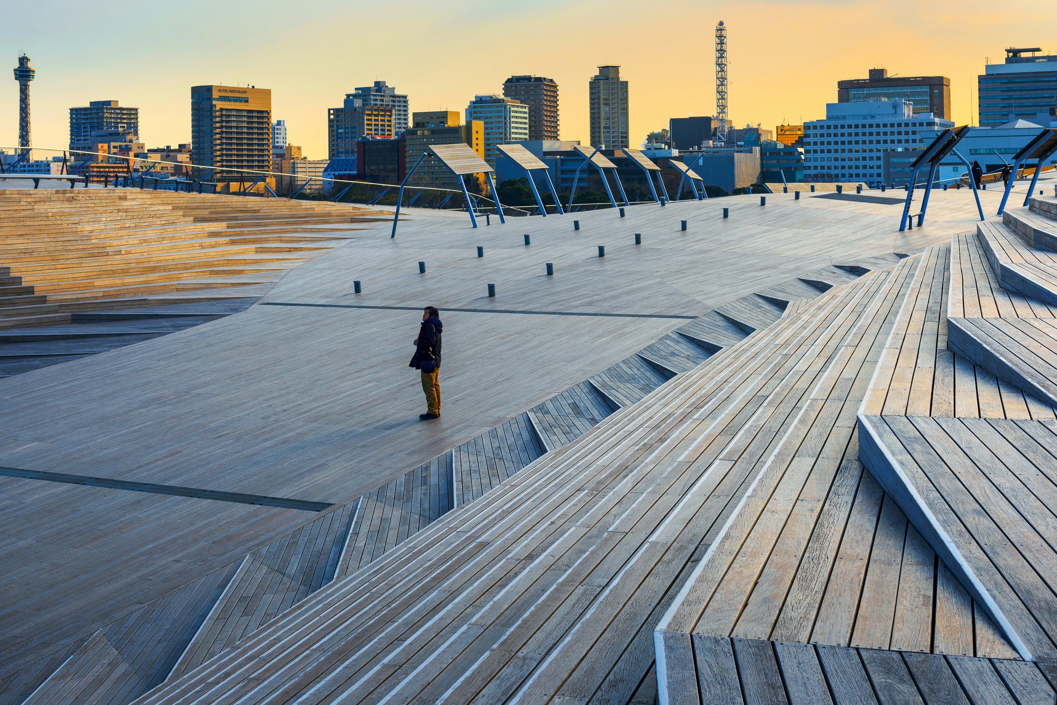 Yokohama Osanbashi pier, Japan