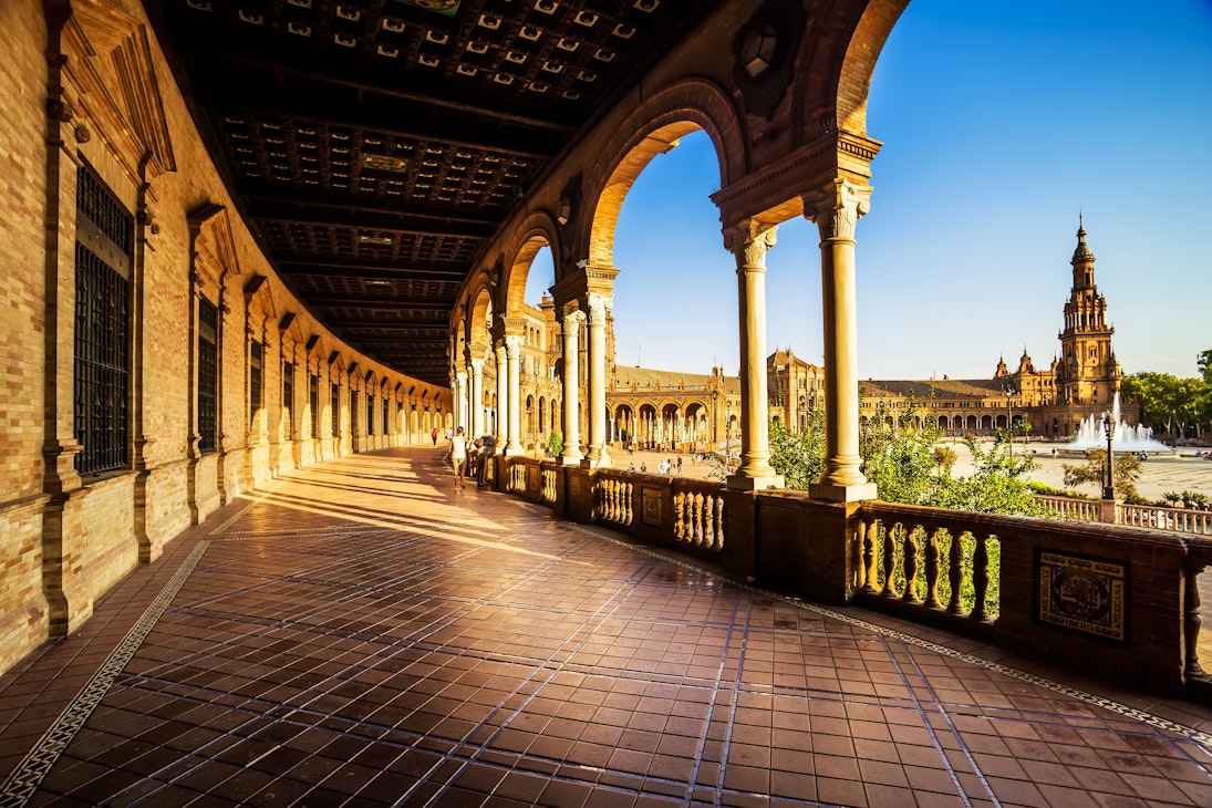 Plaza de Espana in Seville.