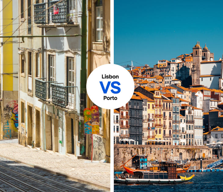 Lisbon Vs. Porto 
Porto: https://lonelyplanet.canto.com/library?keyword=Porto&viewIndex=0&display=fitView&referenceTo=&from=fitView&auth=sso&column=image&id=paad19q8nh659e53cevkq5bn6n
Lisbon: https://lonelyplanet.canto.com/library?keyword=Lisbon&viewIndex=0&display=fitView&referenceTo=&from=fitView&auth=sso&column=image&id=4b2vpqc4gp25355j55cu1nme2d
